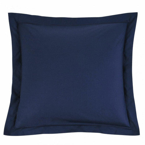 1x Taie d'oreiller 100% coton 57 fils Bleu Nuit - MARQUES DISCOUNT