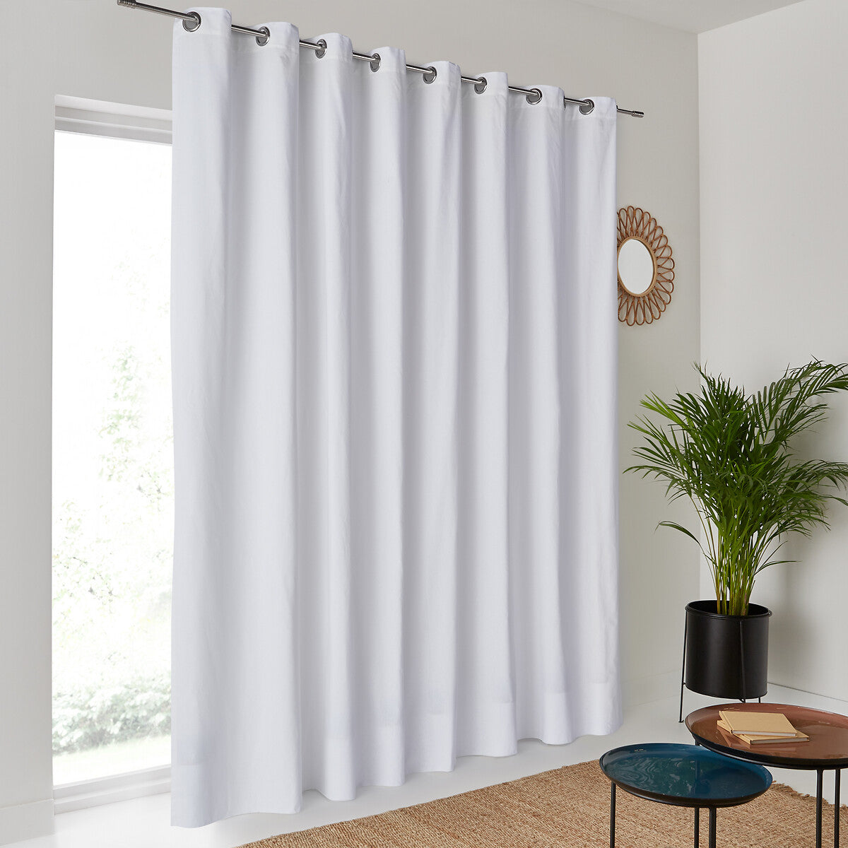 RIDEAU OCCULTANT BLANC - MARQUES DISCOUNT
