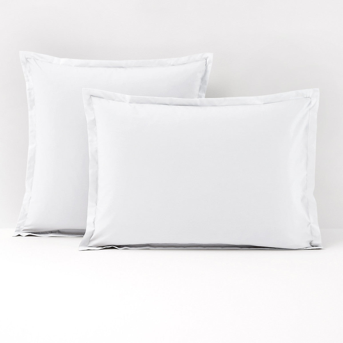 1x TAIE D'OREILLER PERCALE 100% COTON BLANC - MARQUES DISCOUNT
