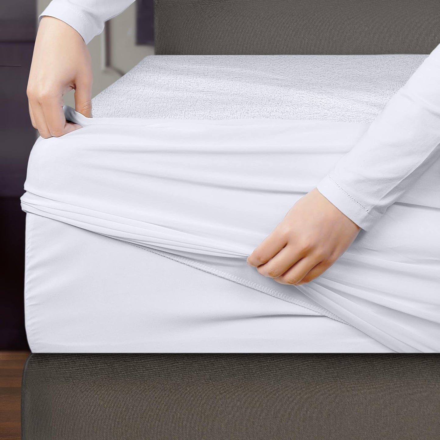 PROTEGE MATELAS IMPERMEABLES ABSORBANT - MARQUES DISCOUNT
