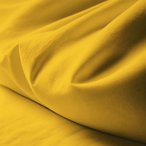HOUSSE DE COUETTE 100% COTON -57 FILS JAUNE - MARQUES DISCOUNT