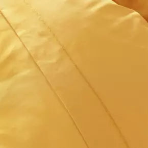 Drap plat 57 fils 100% Coton JAUNE - MARQUES DISCOUNT