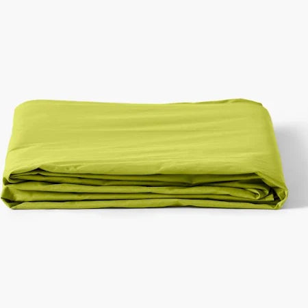 HOUSSE DE COUETTE 100% COTON -57 FILS VERT CLAIRE - MARQUES DISCOUNT