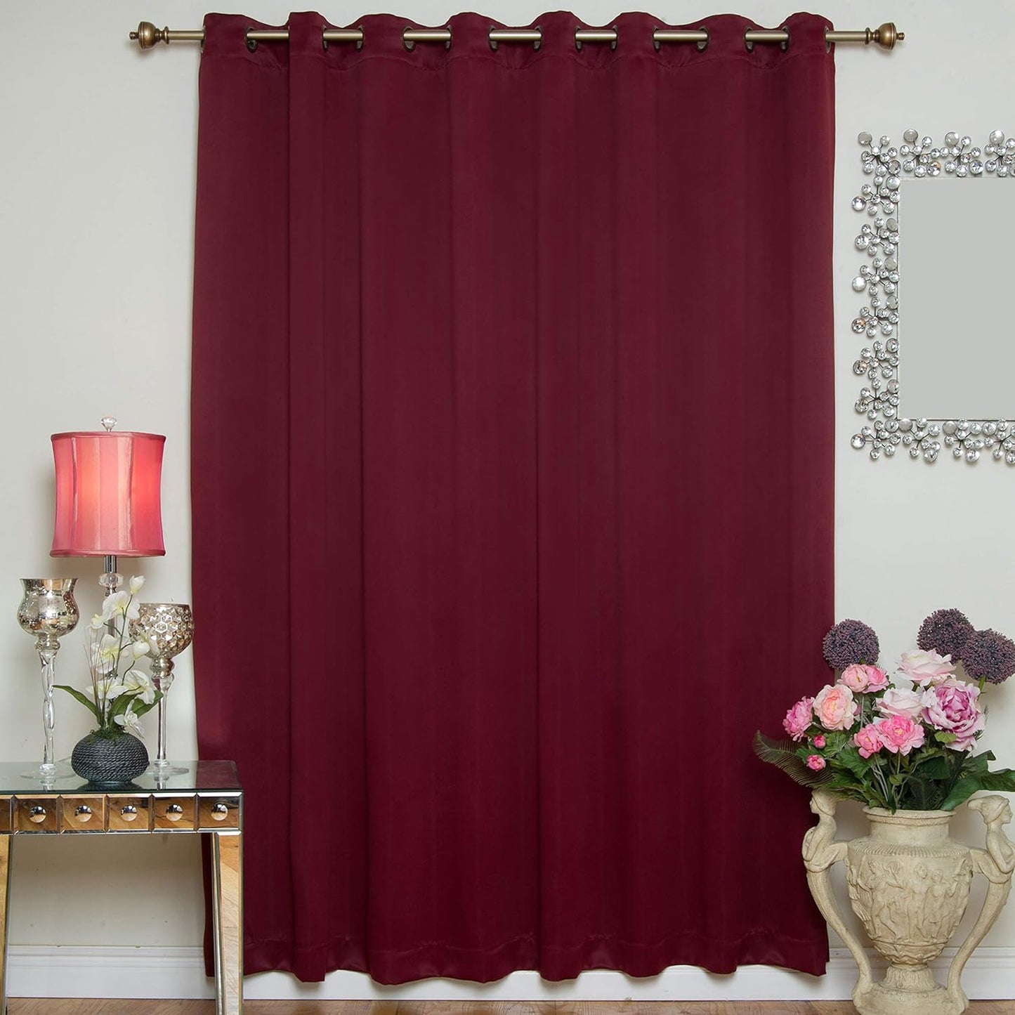 RIDEAU OCCULTANT BORDEAUX - MARQUES DISCOUNT