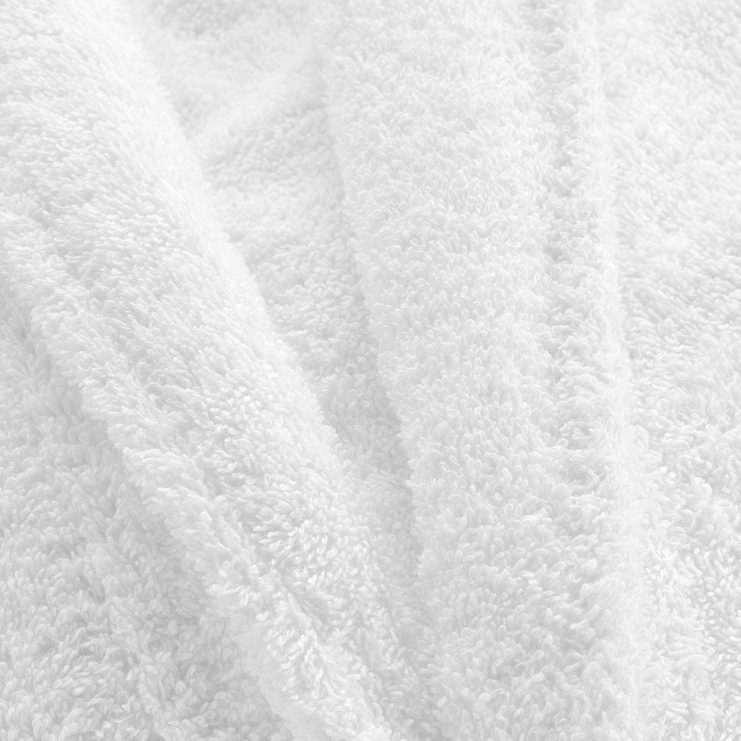 Peignoir 100% Coton BLANC - MARQUES DISCOUNT