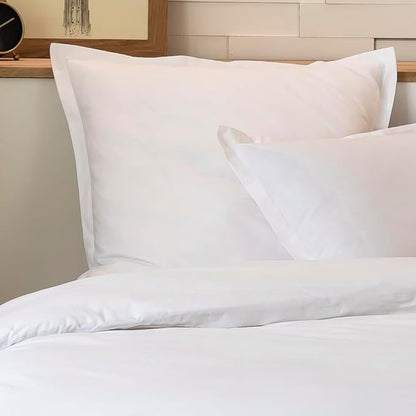 PARURE DE COUETTE PERCALE 100% COTON BLANC